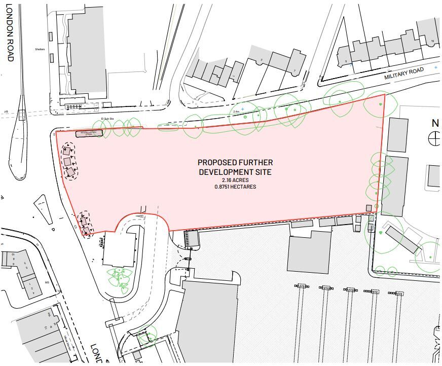North Plot, London Road, Hilsea Development Land property in Hilsea