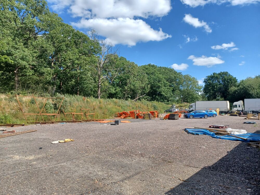 Yard at Shipley Bridge, Horley
